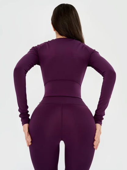 Workout Top Base Rash Purple - Bona Fide