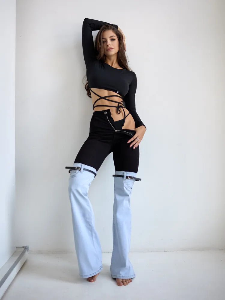 Workout Top Mini Rash X Black - Bona Fide