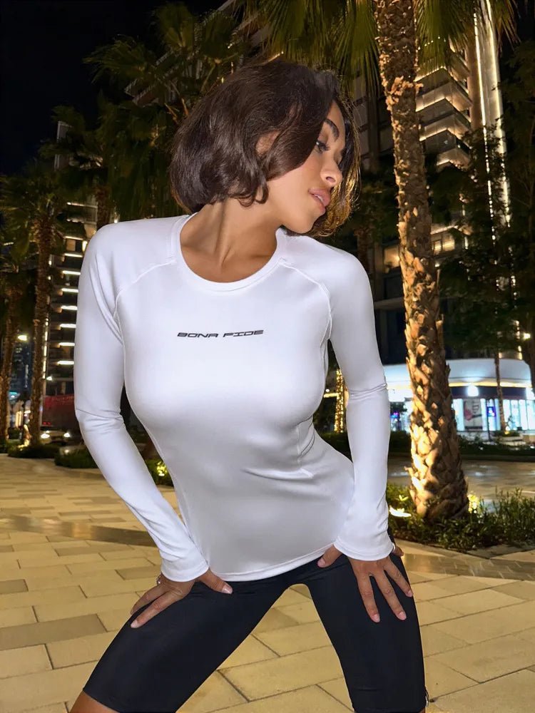 Workout Top Round Juicy White - Bona Fide