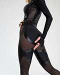 Move UP Long Black - bonawomen -Leggings