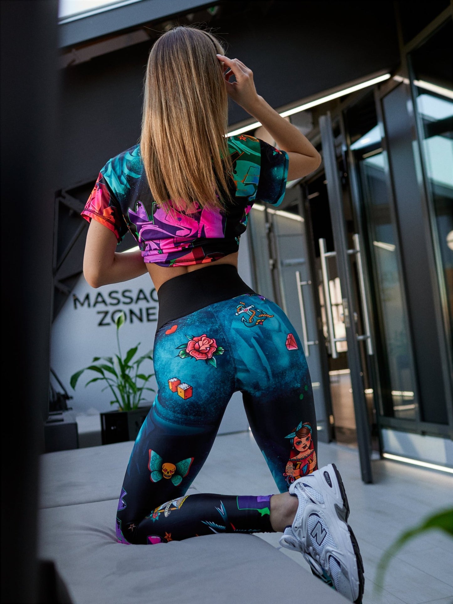 Leggings Bona Corsage Pin-Up Girl - Bona Fide