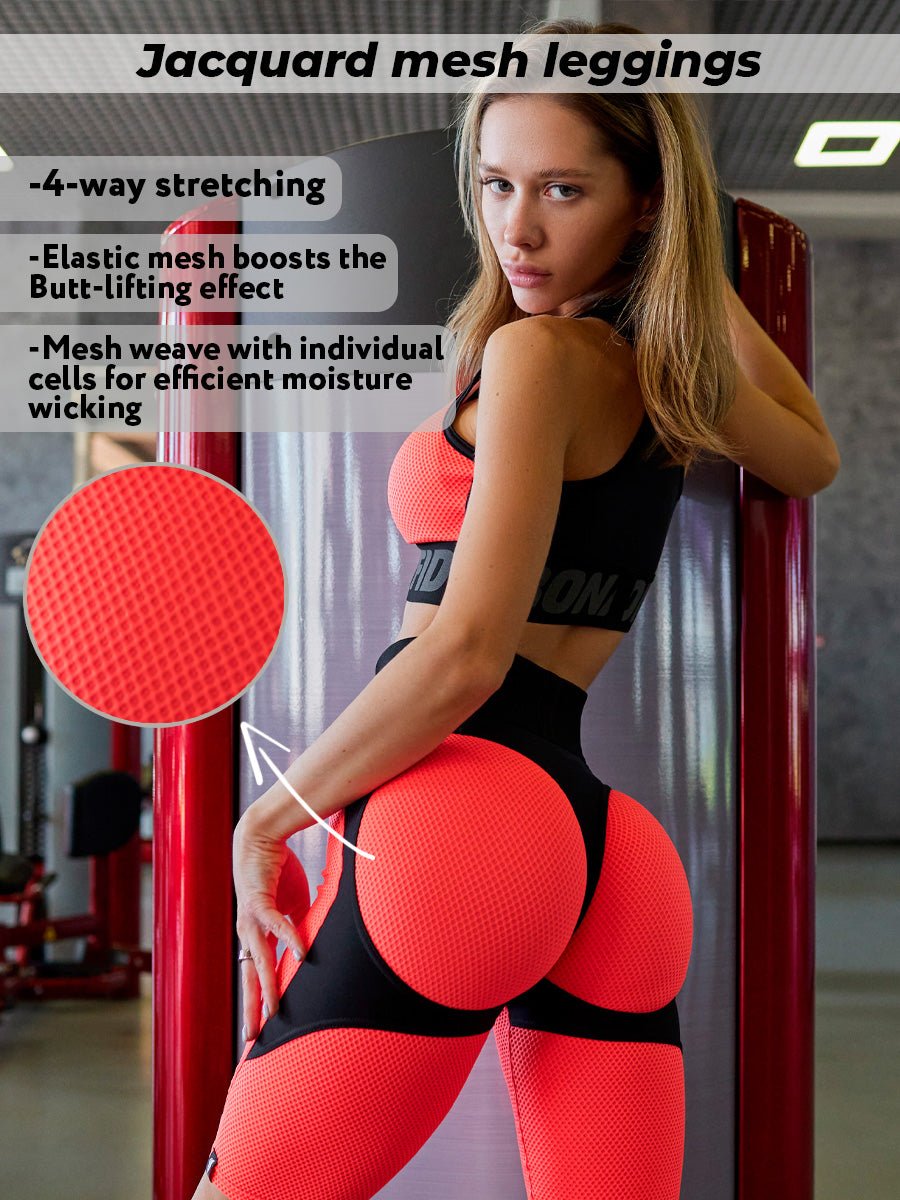 Shorts Bona Cycling Extra Sex Push-up Corsage Neon Orange - Bona Fide